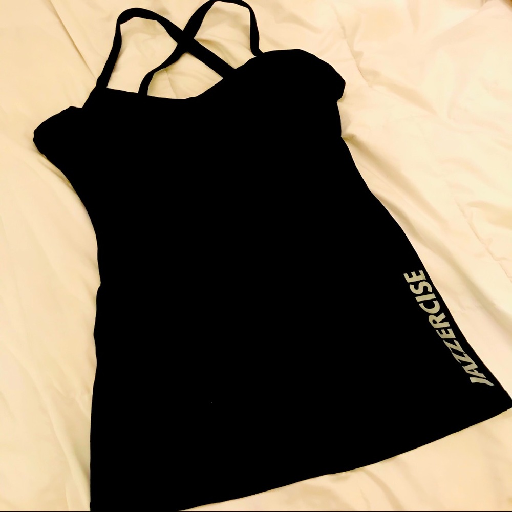 Glyder Jazzercise Criss-Cross Strap Tank Top